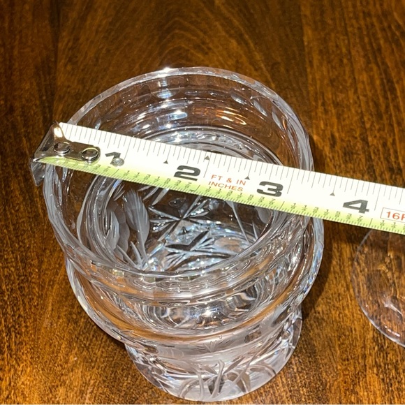 Vintage Violetta Polish Crystal Covered jam or mustard  jar - Picture 16 of 16